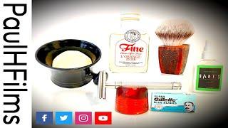 Edwin Jagger 3ONE6 Stainless Steel DE Razor | Fine L'Orange Noir Soap