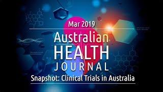 AHJ Snapshot : Clinical Trials in Australia (March 2019)