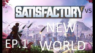 SATISFACTORY  EP. [ 1 ]   (landing and gather resources) + GABY first ever stream