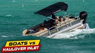 LAKE BOAT HAD NO CHANCE AT HAULOVER! | Boats vs Haulover Inlet