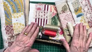 Bella’s latest slow stitch projects and charity shop haul. #slowstitching #journaling #making