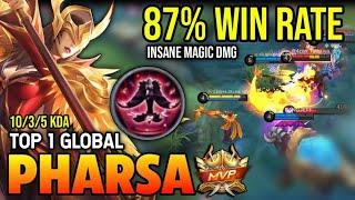 PHARSA BEST BUILD 2022 | TOP 1 GLOBAL PHARSA GAMEPLAY | MOBILE LEGENDS 