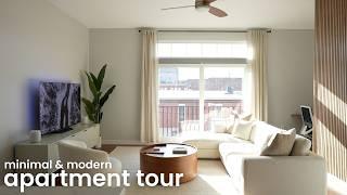 Minimal & Modern Apartment Tour | 2024