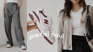 PRE-FALL FASHION HAUL | djerf avenue, h&m, dr. martens, new balance