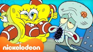 سبونج بوب | أي شخصية في سبونج بوب تتعرض للأذى أكثر؟  | Nickelodeon Arabia