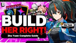 BUILD HER THE RIGHT WAY! Complete Zhu Yuan Guide (Teams/Combo/Disk/W-Engine) - Zenless Zone Zero