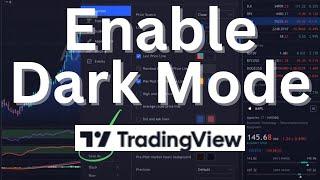 How to Enable Dark Theme in TradingView  !!  #tradingview