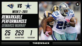 Rookie DeMarco Murray Rushes for 253 Yards!!!! | Remarkable Performances