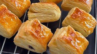 Finally I found an easy and quick way to make puff pastry. Anyone can make it at home. No Yeast!