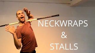 Beginner Contact Staff Tutorial : Neck Wraps & Stalls | How to flow with the contact staff