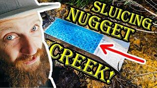Can We Sluice Nugget Creek For CHUNKY Gold!?