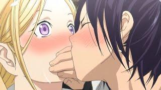 When He is Too Shy To Kiss You In Anime