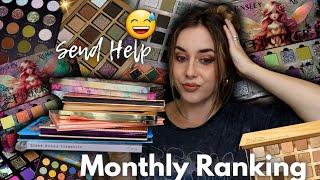 MONTHLY EYESHADOW PALETTE RANKING |Ensley Reign, Glaminatrix, Adept, Natasha Denona,  & More!