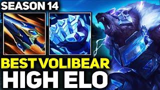 RANK 1 BEST VOLIBEAR DOMINATING HIGH ELO IN SEASON 14! | League of Legends