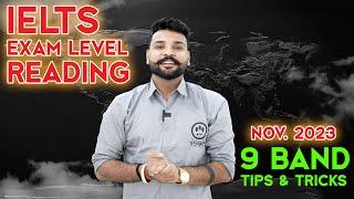 IELTS Reading 9Band II Fill in the blanks II Tip and Tricks II November 2023