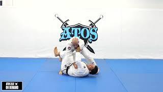 Andre Galvao teaches reverse de la riva sweep secrets