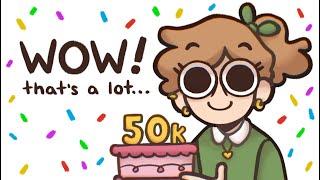 LIVE DECORATING A CAKE TO CELEBRATE 50,000 SUBSCRIBERS!