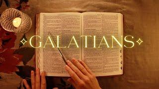 Bible Reading ASMR  Galatians  Sleepy Whispers ᶻ 𝗓 𐰁