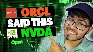 Nvidia Stock SHOCKING ORACLE EARNINGS NEWS You Need to Know! NVDA Stock