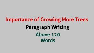 Importance of Growing Treesin Our Country / Paragraph Writing / ABTA Test Paper 2024 25 Page 549 545