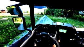 POV Driving Scania 530S V8 - off-roud