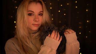 ASMR | "shh" super comfy Hugs - no talking, fuzzy mic scratching