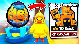 I Opened WORLD RECORD 1 Billion Eggs and Got 0.000001% Billion Dominus Pet in Arm Wrestling Sim!