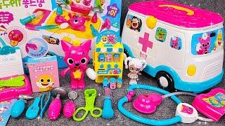 67 Minutes Satisfying with Unboxing Cute Pinkfong Ambulance Doctor Playset ASMR | Review Toys