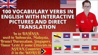 Verb in English with Interactive Pictures and Direct Translation ~ Bambapuang Foundation Enrekang