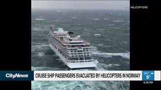 Cruise ship evacuated off Norwegian coast