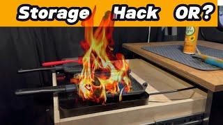 Storage hacks for Campervans - Budget Van Build