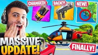 Everything EPIC Didn't Tell You In The *HUGE* HELICOPTER Update! (Fortnite Battle Royale Season 2)