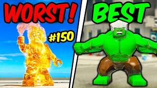 Ranking ALL Characters in LEGO Marvel Superheroes!