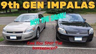 9th Gen Impalas - NOT THE SAME - Can You Spot The Differences?