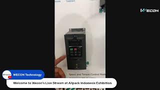 Welcome to Wecon’s Live Stream at Allpack Indonesia Exhibition