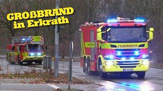 [GROßBRAND IN ERKRATH] Zahlreiche Einsatzfahrten aus dem Kreis Mettmann