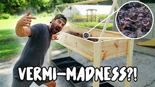 How to build the ULTIMATE WORM BIN! A continuous flow through VERMICOMPOSTING SYSTEM!