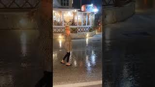 Dancing in the rain down Alykes, Zante, Zakynthos #ionianviews 