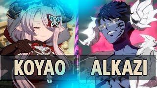 GBVSR:Koyao (Narmaya B.Butterfly) Vs Alkazi (Avatar Belial)| High Level Gameplay.