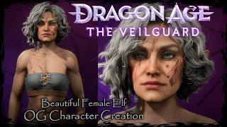 DRAGON AGE: THE VEILGUARD || Beautiful Elf [Original Character #20] - Female Character Creation