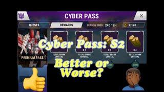 Transformers Earth Wars-Cyber Pass S2: Mid-season Review