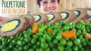 POLPETTONE RIPIENO FATTO IN CASA Ricetta Facile - Easy Meatloaf Recipe