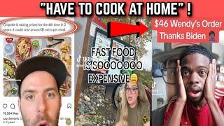 TikTok vents about inflation and Fast Food Inflation Reaction !