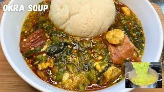 How To Make Okra Soup | Okro Soup Recipe | Nkruma Nkwan