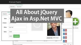 jQuery Ajax In Asp.Net MVC - CRUD Operations Using JSON