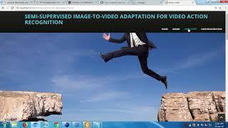 IEEE 2017:Semi-Supervised Image-to-Video Adaptation for Video Action Recognition