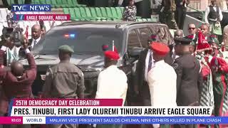 25th Democracy Day Celebration: Arrival Of President Tinubu, First Lady Oluremi Tinubu