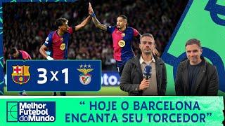 RAPHINHA E YAMAL BRILHAM E BARCELONA DÁ SHOW NA CHAMPIONS! | MARCELO E QUEZADA ANALISAM