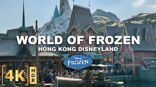 Tour at the First-Ever WORLD OF FROZEN in Hong Kong Disneyland! | Frozen Ever After Ride & Walk Tour