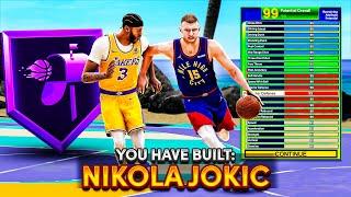 This 6'11 NIKOLA JOKIC BUILD on NBA 2K24! 92 PASS ACC - 88 MIDDY & BEST JUMPSHOT (SEASON 6)